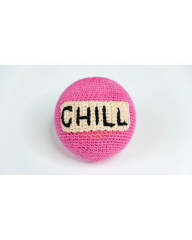 Happy Threads Handmade "CHILL" Crochet Stress Ball Happy Threads Handmade "CHILL" Crochet Stress Ball
